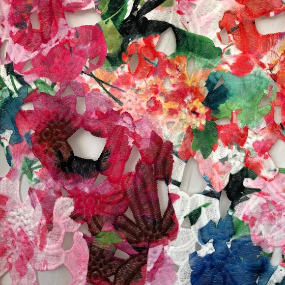 NWOT Donna Ricco Multi-Color Floral - Picture 14 of 15